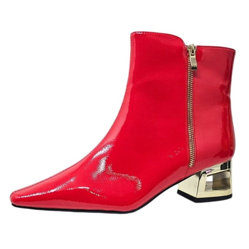 Ninety Union Sage Bright Red Boots, Size 10 Bootie
